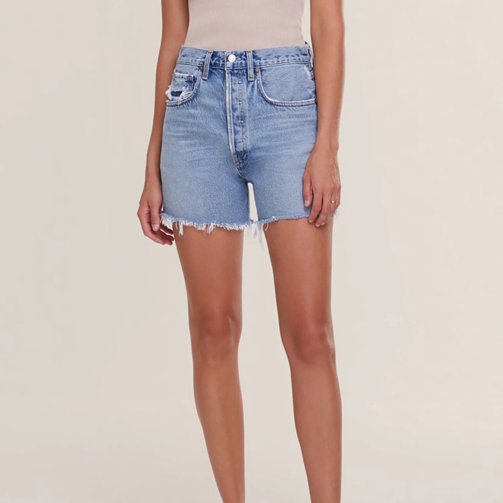 Agolde Riley High Rise Slim Short – Snapshot - Picture 7 of 8